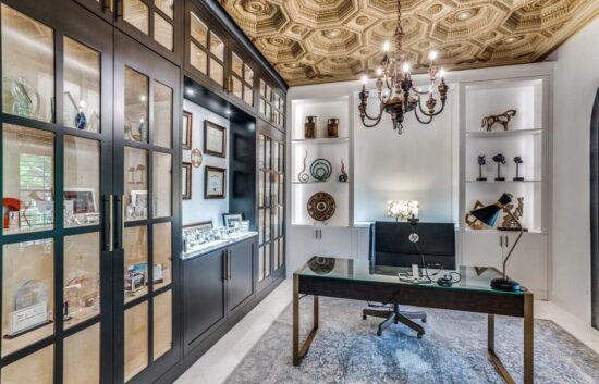 Renovated opulent office